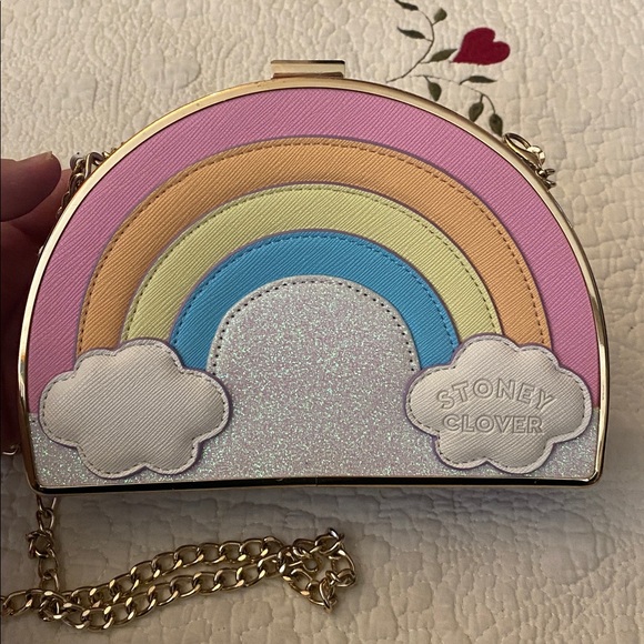 Stoney Clover Lane x Target Crossbody Bag Rainbow Chain - Picture 3 of 10